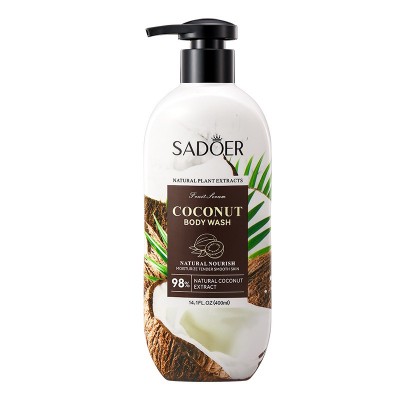 175-1 Гель для душу з кокосом SADOER, 400 мл