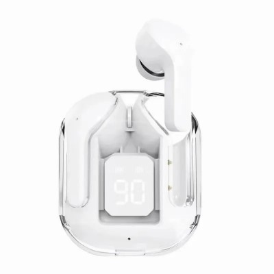 Навушники бездротові Datamix TWS Ultrapods Білі з Bluetооth та боксом для заряджання купить оптом 7 км
