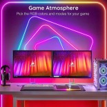 Розумна гнучка неонова стрічка світлодіодна Neon Rope Lights RGB-IC 5 m